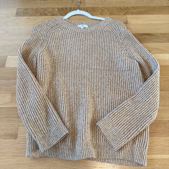 BP Nordstrom Beige Oversized Sweater Women's Small warm Sweater - Picture 2 of 7